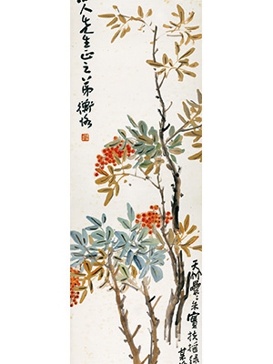 陈师曾 《扶摇绿叶图》