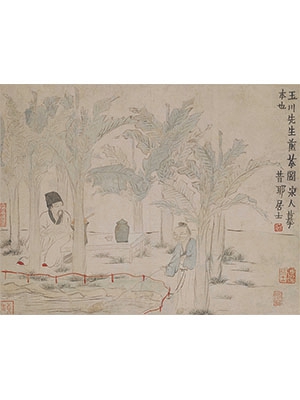 金农 《玉川先生煎茶图》