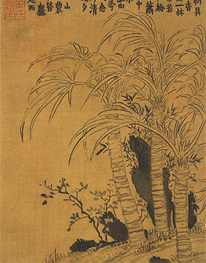 金农 《棕榈宝树》