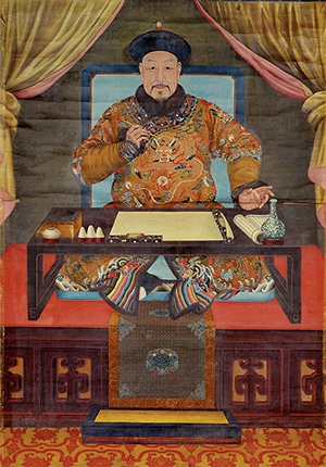 郎世宁 《乾隆皇帝朝服像》