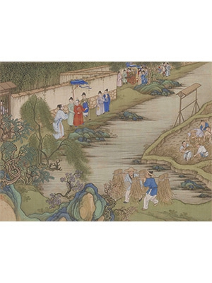 冷枚 《稼穑艰难》