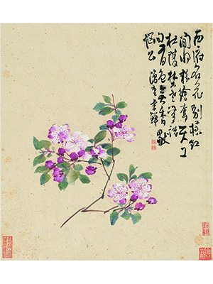 李鱓 《樱花》