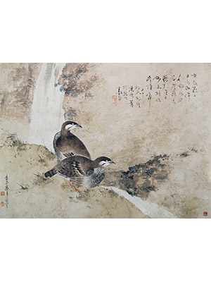 高奇峰 《鹧鸪》