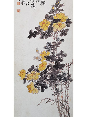 陈师曾 《月季花》