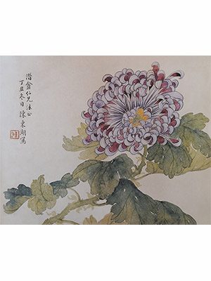 陈咸栋 《紫菊》