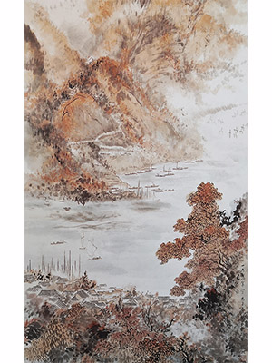 吴镜汀 《万山红遍层林尽染》