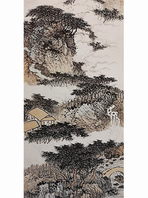 萧谦中 《山青半出云》