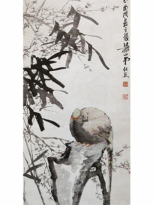 任熊 《梅竹翎毛》