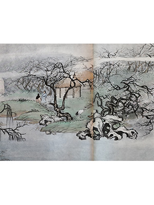 金城 《鹤渚探梅》
