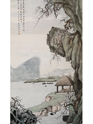 金城 《湖中赏梅》