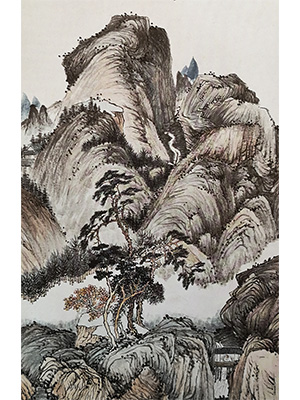 陈半丁 《秋山图》