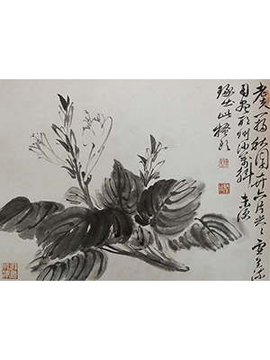 陈半丁 《石竹图》