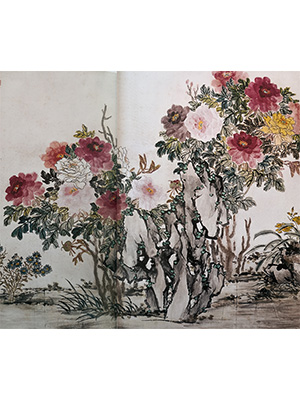 陈半丁 《洛阳牡丹图卷》