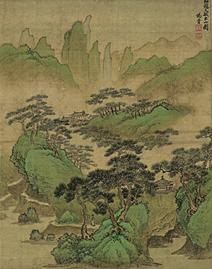 杨晋 《高士出山》