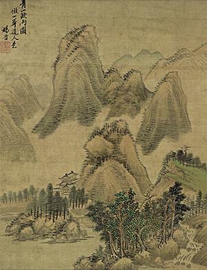 杨晋 《青山欲雨》