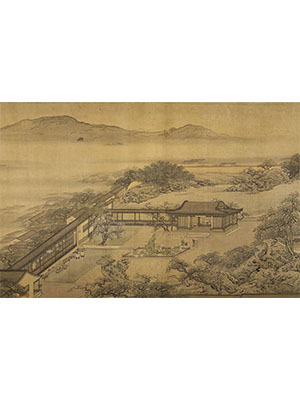 袁江 《别院观览图卷》