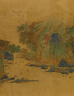 佚名 《断桥涉渡》
