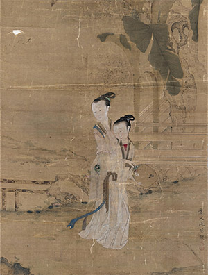 仇英 《古代仕女》