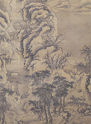 戴进 《雪国行旅图》