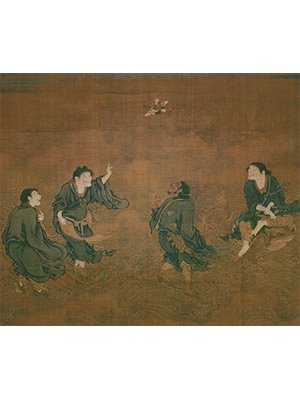 商喜 《四仙拱寿》