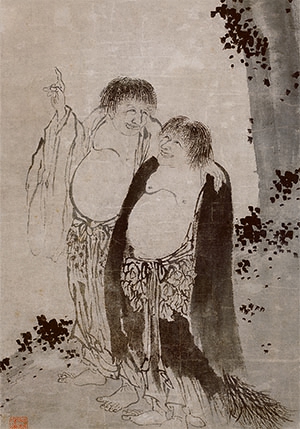 尤求 《寒山拾得》