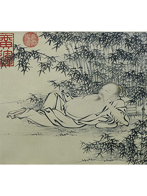 朱瞻基 《武侯高卧图》