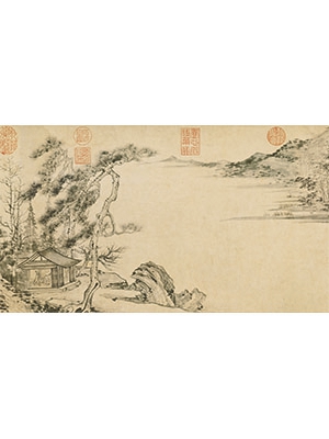 张渥 《竹西草堂图卷》