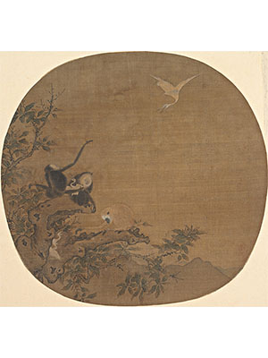 易元吉 《猿鹭图》