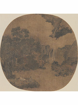 宋人佚名 《观云中瀑》