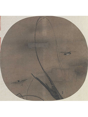 粱楷 《秋柳双鸦》