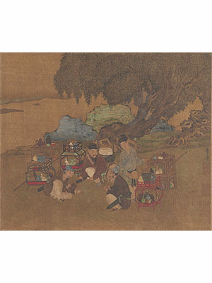 李昪 《货郎图》