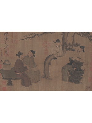 周文矩 《文苑图》卷