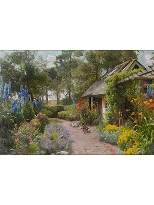 Peder Mork Monsted 《屋前花园》