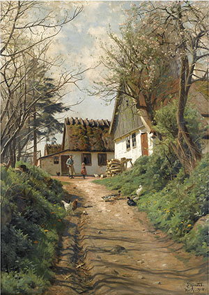 Peder Mork Monsted 《村路阳春》