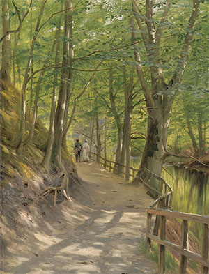 Peder Mork Monsted 《林荫漫步》