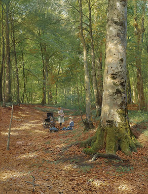 Peder Mork Monsted 《林中小憩》