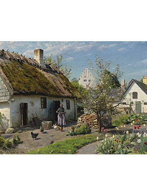 Peder Mork Monsted 《农舍鸡埘》