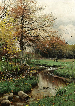 Peder Mork Monsted 《秋树野凫》