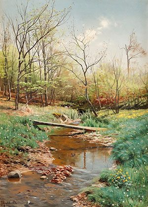 Peder Mork Monsted 《溪流繁花》