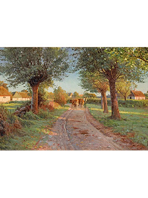 Peder Mork Monsted 《乡村道路》