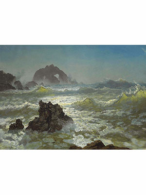 Albert Bierstadt 《海浪汹涌》
