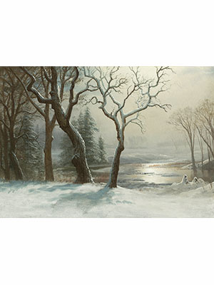 Albert Bierstadt 《雪湖初霁》