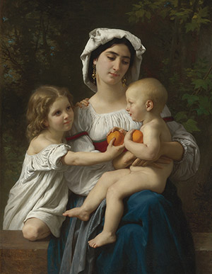 Bouguereau 《分橘图》