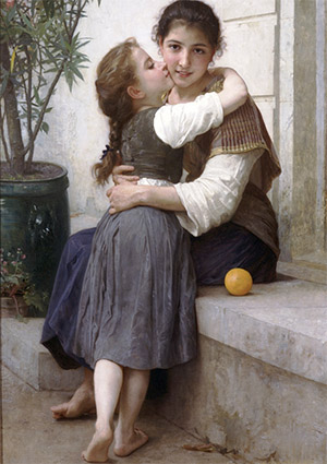 Bouguereau 《姐妹俩》