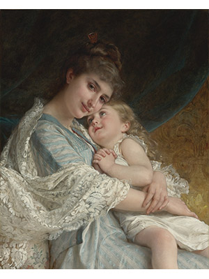 Bouguereau 《母女》