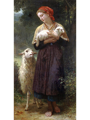 Bouguereau 《牧羊女》