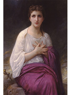 Bouguereau 《神思的少女》