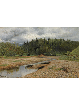 Levitan 《河滩密林》