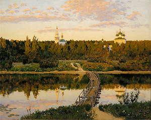 Levitan 《野外铁桥》