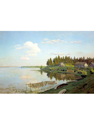 Levitan 《渔村》